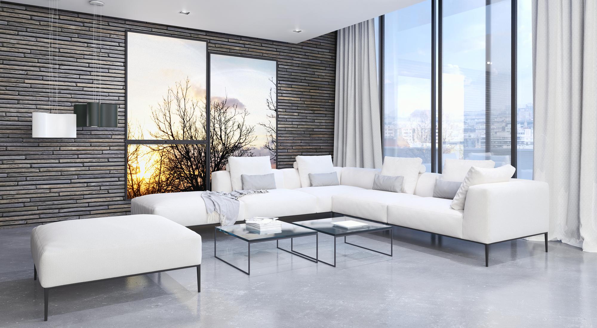 Interior luminat – living modern